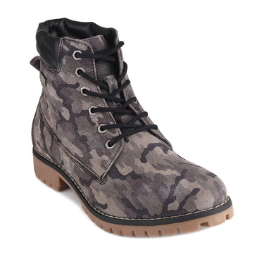 Red Chief Olive/Black Casual Boot for Men RC3885 C009