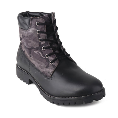 Red Chief Black Casual Boot for Men RC3886 001