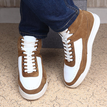 Red Chief Tan/White Casual Boot Shoes for Men RC3904 332