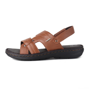 RED CHIEF Tan Leather Sandal for Men RC3908 006