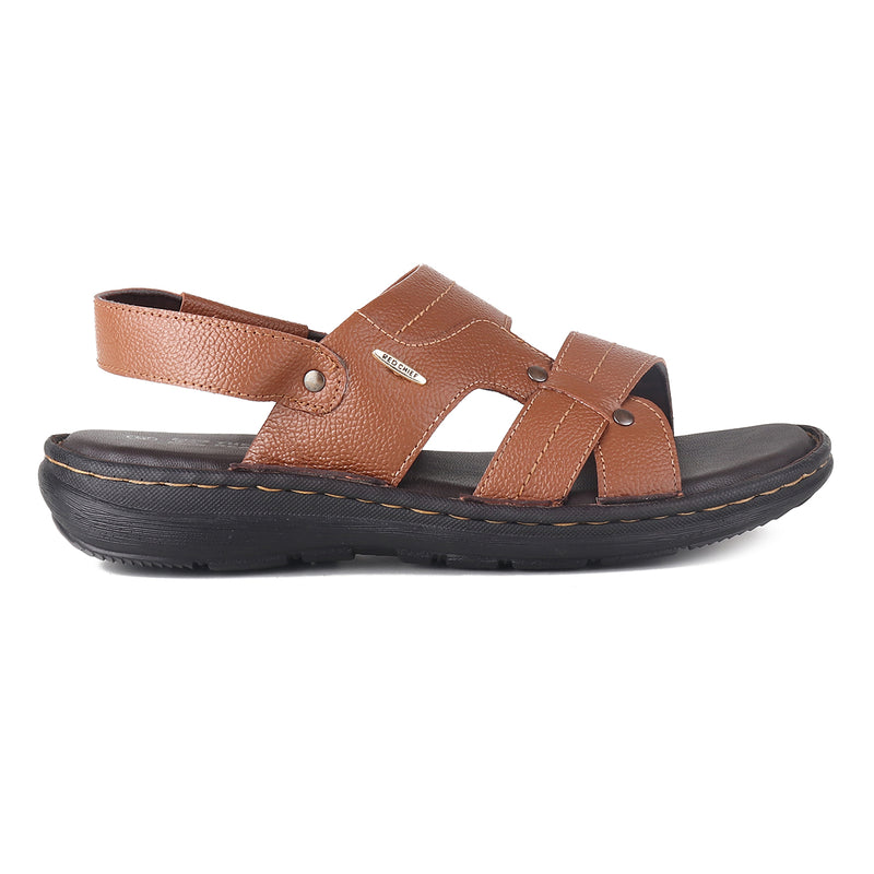 RED CHIEF Tan Leather Sandal for Men RC3908 006