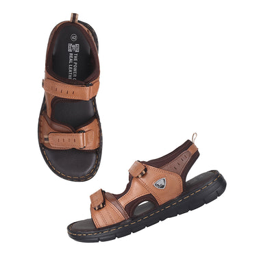 RED CHIEF Tan Leather Sandal for Men RC3911 006