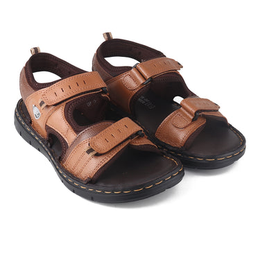 RED CHIEF Tan Leather Sandal for Men RC3911 006