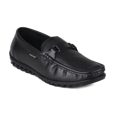Red Chief Black Formal Loafer Shoes for Men RC3930 001