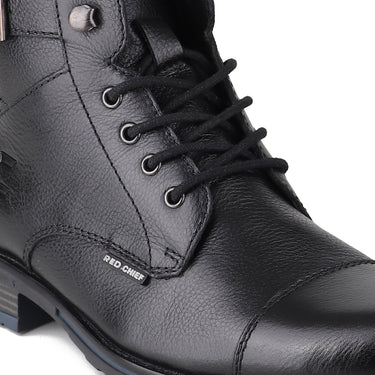 Red Chief Black Formal Boot Shoes for Men RC3943 001