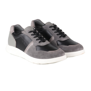 REDCHIEF Blk/Gray Leather Casual Oxford for Men RC3945 104