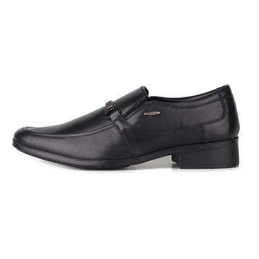 REDCHIEF Black Leather Formal Slip On for Men RC3947 001