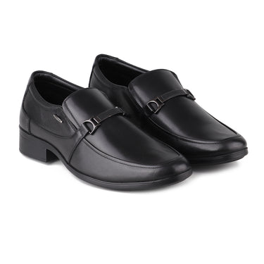 REDCHIEF Black Leather Formal Slip On for Men RC3947 001