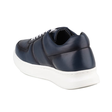 REDCHIEF Blue Leather Casual Oxford for Men RC3949 002