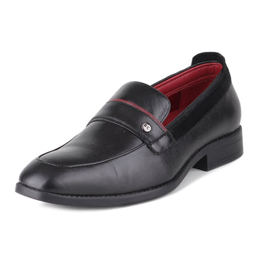 Red Chief Black Formal Loafer shoes for Men RC3961 001