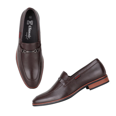Red Chief Dark Brown Formal Loafer Shoes for Men RC3962 G00159