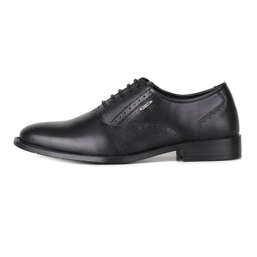 RED CHIEF Black Leather Formal Shoes for Men RC3968 001