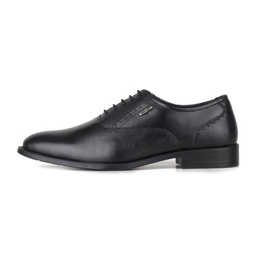 RED CHIEF Black Leather Formal Shoes for Men RC3970 001