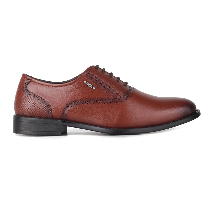 RED CHIEF Brown Leather Formal Shoes for Men RC3970 003