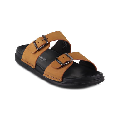 RED CHIEF Rust Leather Slipper for Men RC3983 022