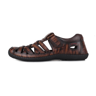 RED CHIEF Tan Leather Sandal for Men RC3993 006