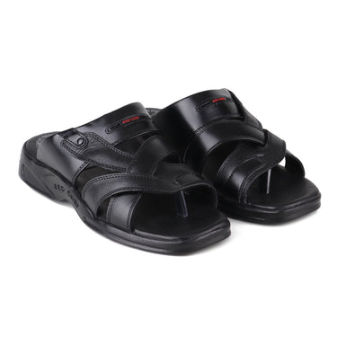 Red Chief Black Slipper for Men RC593 001