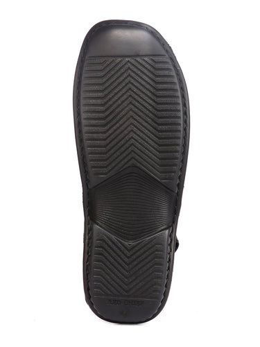 Red Chief Black Sandal for Men RC7018 001