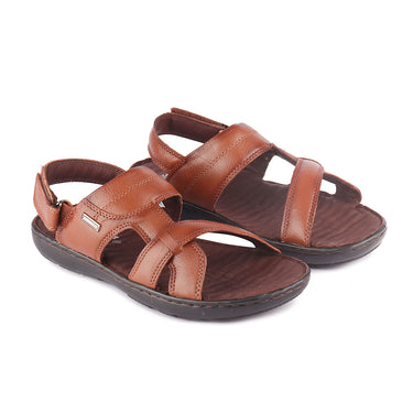RED CHIEF Tan Leather Sandal for Men RC7070 006