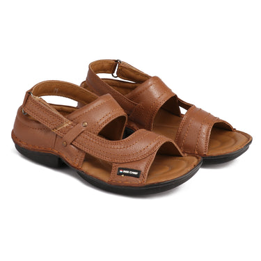 RED CHIEF Tan Leather Sandal for Men RCA-247 006