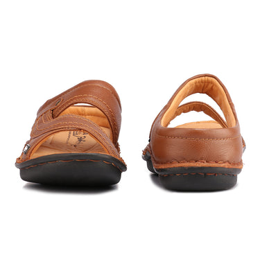 RED CHIEF Tan Leather Slipper for Men RCA-248 006