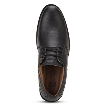 Red Chief Black Derby for Men RCA2282 001