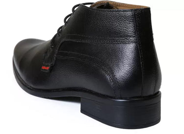 RED CHIEF Black Leather Formal Shoes for Men RCA2381 001
