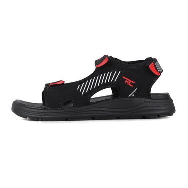 Red Chief Blk-Red Sandal for Men SM801 245