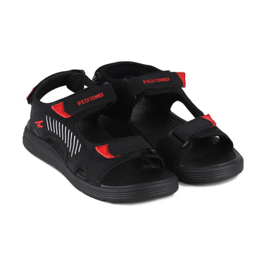 Red Chief Blk-Red Sandal for Men SM801 245