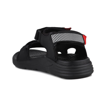 Red Chief Blk-Red Sandal for Men SM801 245