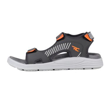 Red Chief Black-Grey Sandal for Men SM801 C1336