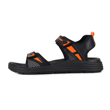Red Chief Black Sandal for Men SM802 001