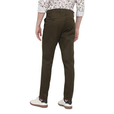 Red Chief Olive Trouser for Men T8560161 124