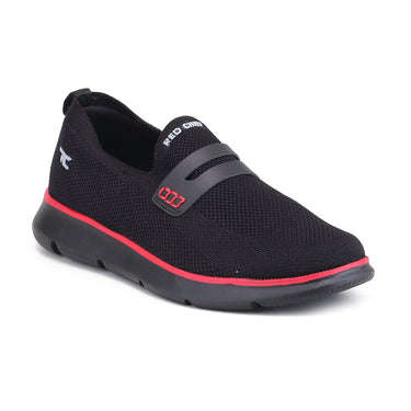 Red Chief Sports Black Color & Low Ankle Slip-On Comfortable Walking Shoes for Men |W7024 001